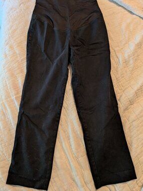 Maternity black slacks, Loft